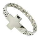 NUOVO BRACCIALE RELIGION CROSS IN ACCIAIO 316L PER RAGAZZI DA UOMO