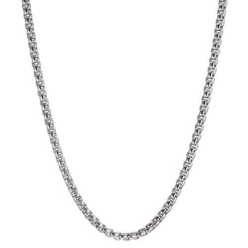 Pendentif homme acier inoxydable arme forme de fusil d'assaut AK47 et chaine chenille