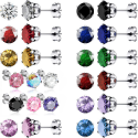 Earrings Steel Girl Children Woman Round Colors Choice Colors
