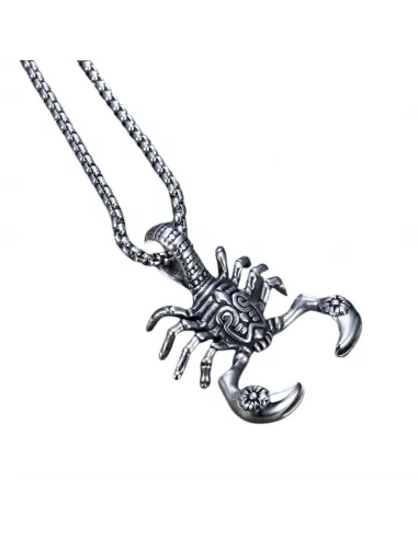 Men's stainless steel tribal scorpion pendant and 1 chain included