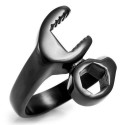 Ring Ring for Men ADO Stainless Steel Original NEW Bolt CLE MECHANICAL WHEEL