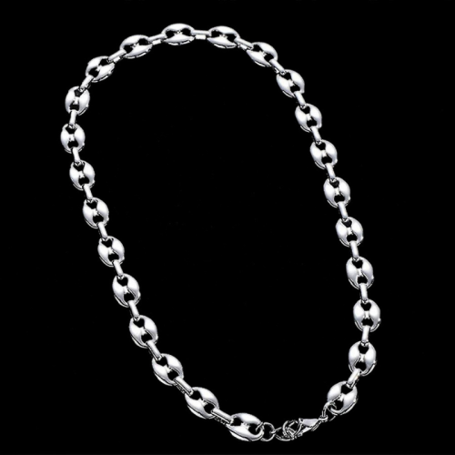 Pulsera de acero sólido grano de café 11 mm