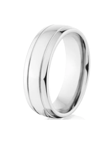 Cheap stainless steel wedding ring for men and women