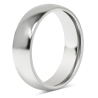 Anello anello Alleanza uomo donna donna tradizionale acciaio 6mm vicino