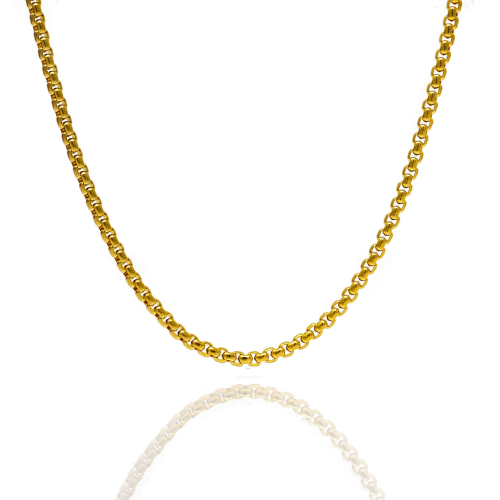 Collana pendente uomo testa leopardo occhi verde hip-hop oro acciaio oro catena dorata in oro incluso