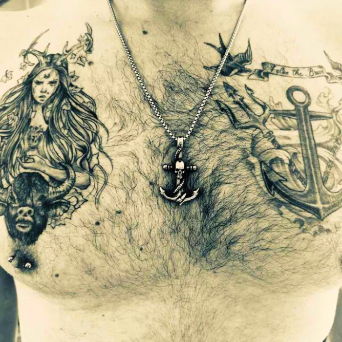 Collier Homme Crâne Tête De Mort - Style Rock Gothique - Acier Inoxydable - Chaîne 60 Cm - ZENSE