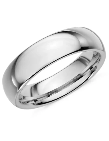 Men's wedding ring with mirror effect tungsten carbide 8mm