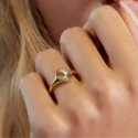 Bague rayon de soleil or femme