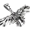 HERREN-ANHÄNGER BIKERFORM EAGLE CROSS STEEL LIVE TO RIDE + 1 NEUE KETTE