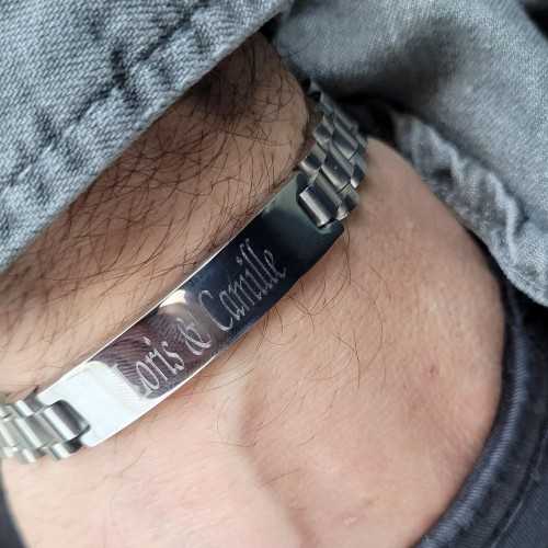 Kundenspezifisches Gourmet für Männer in Steel Style Mesh Watch