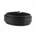 Tribal Herren Lederarmband mit verstellbaren Riemen