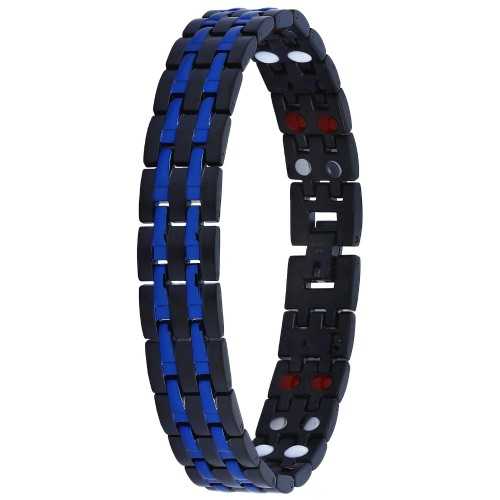 Men's Black Steel Fashion Gift Negative Black Steel Bracelet