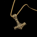 Mammen estilo Mjolnir colgante de bronce