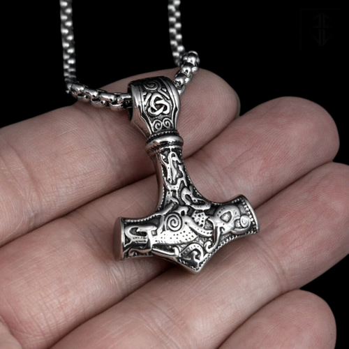 Thor Mjolnir Wikinger Männer Anhänger Halskette