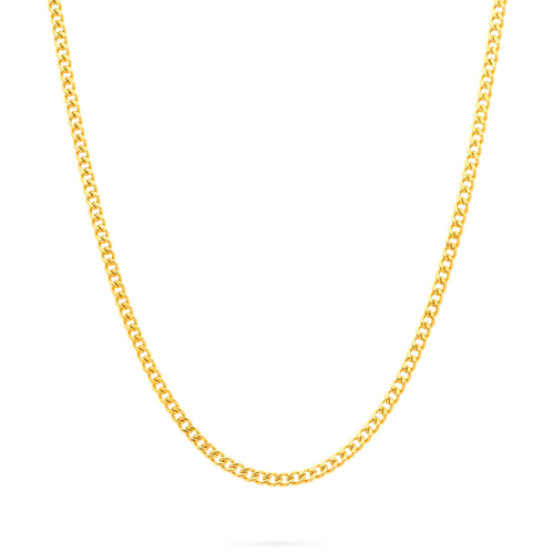 Collar con colgante de brújula para hombre, cadena cubana de acero dorado a elegir