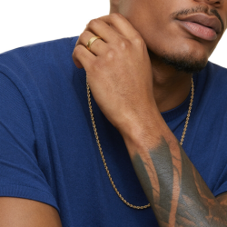 Verlobungsring, Ehering für Damen und Herren aus feinvergoldetem Stahl mit gebürstetem, mattem Finish, 6 mm, personalisierbar