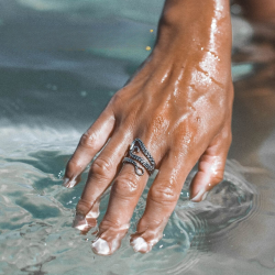 Tentakelförmiger Ring Oktopus Ring Kraken Oktopus Damen Herren Edelstahl