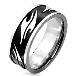 RINGRING MANN STAHL SCHWARZ PLATTE RATTIC
