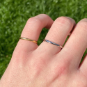 Alleanza Fine 2mm anello nuziale per uomo in acciaio inossidabile