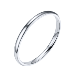 Allianz fein 2mm Hochzeit weiblicher männlicher edelstahler router Ring