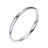 Alliance Fine 2mm Wedding Female Male Stainless Steel Wedding Ring