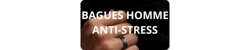 Bagues homme anti stress - Bagues anxiété homme acier - Hommebijoux