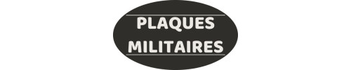 Plaque militaire homme