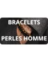 Bracelets perles homme