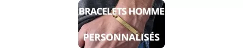 une sélection de bracelets homme personnalisable pour un style classique.