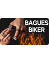Men's biker rings / Men's skull rings