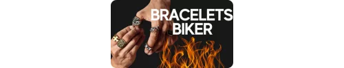 Bracelets biker homme - Gourmette homme acier - Hommebijoux